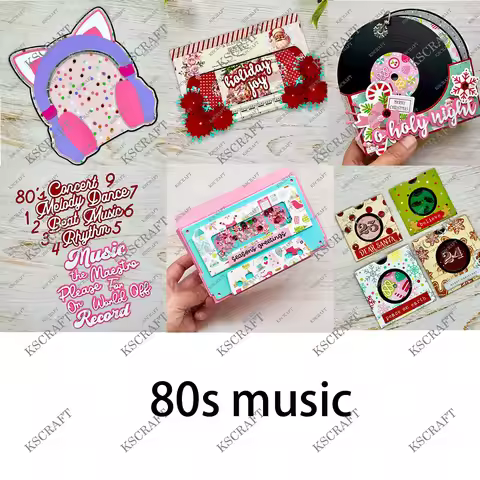 KSCRAFT 2025 August Release Bundle Metal Cutting Dies Stencils for DIY Scrapbooking Decorative Embos