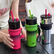 Thermos Bottle 710ML 316 Stainless Steel Large Capacity With Straw