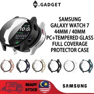 Samsung Watch 7 PC+Tempered Glass Protector Casing 40MM / 44MM Case Galaxy Watch 7 44MM / 40MM Watch