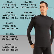 Hitchie Ultra Warm Heattech Full Set Man Winter Sweater Korean Style Inner Baju Sejuk Fleece Thermal