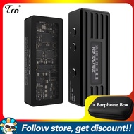TRN TE Pro DAC AMP Adapter Add FAAEAL PU Square Storage Box USB2.0 High-Speed Compatible Digital Dec