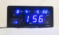Twosister นาฬิกาติด รถบัส รถยนต์ นาฬิกาดิจิตอล LED Number Clock รุ่น 2158 ขนาด 21.5x10.3x3CM ตัวเลขส