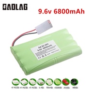 9.6V 6800mah Rechargeable Battery Pack for RC toys Car Tanks Trains Robot Boat Gun tools Upgrade 500