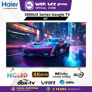 Haier 85" HQLED 4K Google Smart TV (120Hz) / HDR / Dolby Atmos & Dolby Vision / ALLM / Haismart - H8