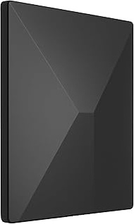 Retoo DVB-T DVB-T2 Antenna with Amplifier 35 dB, Indoor and Outdoor Antenna, 5 m Cable, 360° Recepti