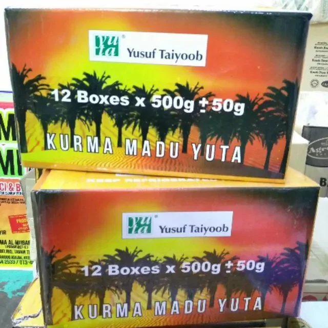 ( BORONG KURMA ) KURMA MADU YUSUF TAIYOOB BORONG 500GM KURMA MADU MAZAFATI