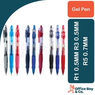 M&G Gel Pen (1pc)(R1 - 0.5mm / R3 - 0.5mm / R5 - 0.7mm) / Pen Dakwat Basah / M&G Retractable Gel Pen