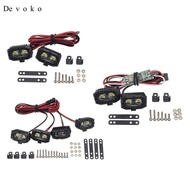 [Devoko] RC Headlights LED Lights Upgrade Parts for MST 1:8 Hobby Model Car DIY Accs