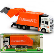 Xe ô tô chở rác mini tỉ lệ 1:48 có đầu xe bằng kim loại mô hình xe Đồ chơi trẻ em