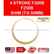 YAMAHA OUTBOARD 61A-45567-60 SHIM (T:0.50MM) 4 STROKE F200B F250H - BOATERS MALL
