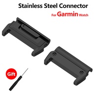 For Garmin Fenix 9/9Pro Durable Stainless Steel Band Connector Strap Adapter Link With Install Tool 