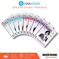 RSL Rockschool DRUMS 2018 & 2024 (12 Tracks) Debut Grade 1 2 3 4 5 6 7 8