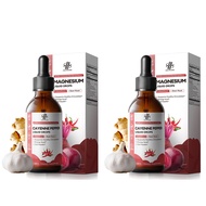 iMATCHME Cayenne Pepper Drops Supplement Liquidwith HawthornBeetGinsengCentella AsiaticaGrapeTurmeri