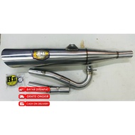 WAVE 125 WAVE 100 NICE 125 H2 PIPE AUN/ NOT KORAT THAILAND STOCK LOOK POWER PIPE STOCK /54MM /57MM