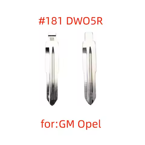Keychannel 10pcs 181# KD Key Blade DWO5R Key Metal Flip Key Blank Spare Key for Xhorse VVDI KD Remot