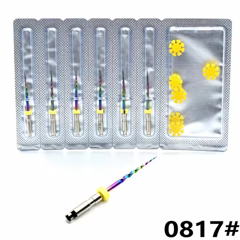 Rainbow One Files Dental 6Holes Plastic Root Canal File Holder Root Canal File Block For Endodontic