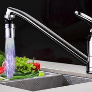 7 Color Led Water Faucet Bathroom Sink Tap Color Change Faucet G0t6