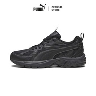 PUMA BASICS - รองเท้าผ้าใบ Milenio Tech สีดำ  - 39232202