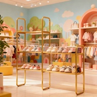 Clothing Store Shoe Display Rack Floor-standing Shoe Rack Bag Display Rack Shoe Store Iron Multi-Lay