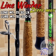 Fishing Rod Graphite Wolf Line Winder Zorro Max