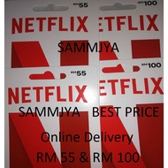 【Ins Style】 Netflix Malaysia (MY) gift code/card  - original: RM55, RM100