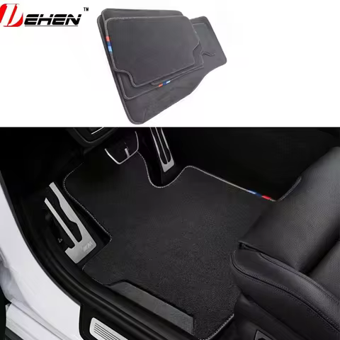 Fit For BMW1 2 3 4 5 6 7 8series F20 F30 F44 G42 G20 G22 G26 G60 G30 G32 G12 G16Foot Mat M Performan