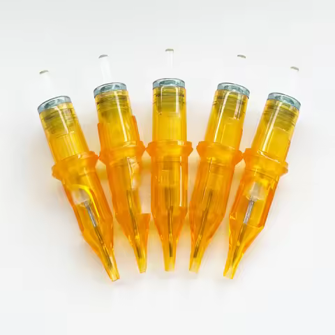 100/50/10 PCS Tattoo Needle Cartridge Tip Replacement 0.35MM RL/RS/RM/M1 For Permanent Makeup MTS Ta