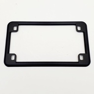Textured Black 7”x4” US Motorcycle License Plate Frame/Mount – Powder Coated Metal Frame, Built to L