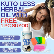 Kuto Less Herbal Oil Effective for Hair Kuto Lice Remover Anti Lisa Tanggal Kati Treatment Tanggal K