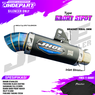 Knalpot Racing Supra GTR 150 Original Jhoe Muffler Model Malaysia style