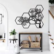 [3D Printed Wall Art] Home Deco Wall Art Tree Frame Modern Aesthetic Wall Decorations