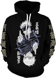 Unisex Hoodie Pullover Sweatshirt 3D Printing Jujutsu Kaisen Anime Long Sleeve Hoodies