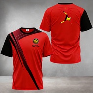 【READY STOCK】BAJU STL Sepak takraw Athletic Short Sleeve Quick Dry T-Shirt