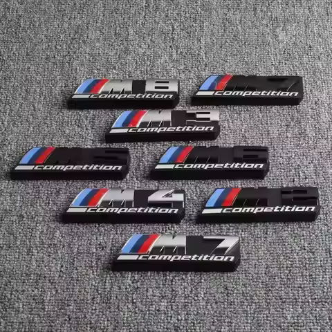 3D Emblem Car Front Grill Badge M1/M2/M3/M4/M5/M6/M7/M8 Competition E92 E93 F36 G01 G02 G05 G11 G12 