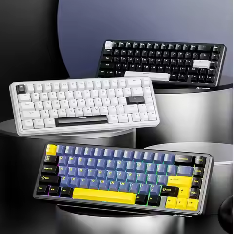 X65HE Magnetic Axis Mechanical Keyboard Contour Side Engraved Wired RGB Low Latency 8K Polling Rate 
