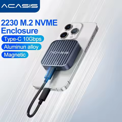 Acasis Magnetic 2230 M.2 NVMe SSD Enclosure 10Gbps M.2 to NVMe PCI-E M2 nvme SSD Case External SSD f
