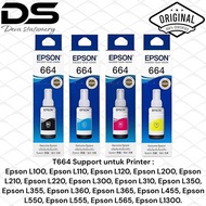 ORIGINAL EPSON 664 INK 1 SET FOR PRINTER L110 L120 L121 L200 L210 L220 L300 L310 L350