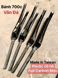 Phuộc full carbon bánh 700c cổ nở dành cho xe đạp