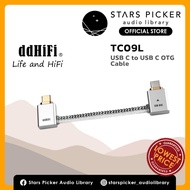 dd HiFi TC09L Starquad Litz Silver L-Shaped USB OTG Cable