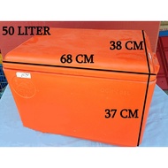 50 Liter Heavy Duty Insulated Thermal Ice Box/ Picnic Storage Box/ Fish Box/ Cooler Box