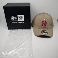 Topi Baseball NY Newera Star Nude Coklat Muda C-110