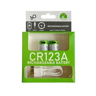 CR123A 16340 3.7V type-c ถ่านชาร์จ ถ่านชาร์จ ถ่านแบตเตอรี่ชาร์จเร็ว Rechargeable lithium battery ele