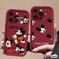For Infinix Smart 8 7 Hot 40 Pro 40i 40 Pro 30i 30Play 30i Spark Go 2024 2023 Note 30 VIP 12 Turbo G96 ITEL S23 Cute Cartoon Mouse Head All-inclusive Phone Case Soft Cover