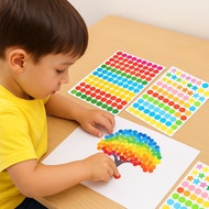 100-Sheet Dot Sticker Business Package Colorful Dot Sticker/