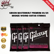 GIBSON MASTERBUILT PREMIUM – TALI GITAR AKUSTIK 80/20 BRONZE WOUND