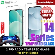 AMAZINGThing 2.75D Radix Fully Covered Tempered Glass for iP Phone 14 Pro Max 6.7 14 Plus 6.1 (HD Cl