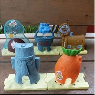 Spongebob house and bikinibottom friends
