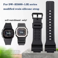 For   Casio small square DW-H5600 series modified resin silicone watch strap accessories 18mm C3E9