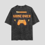 MADMAN Oversize Washed RETRO GAME OVER T-Shirt | WO DMDM - 87
