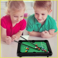 Mini Billiard Table Toy Set Portable Tabletop Pool Interactive Board Game Miniature Pool Arcade Game chenhomph